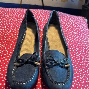 Source Unknown Dark Blue Loafers